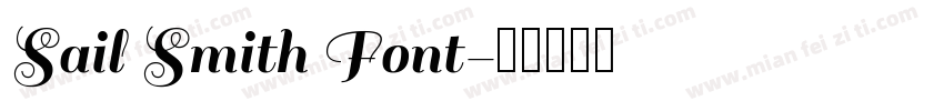 Sail Smith Font字体转换